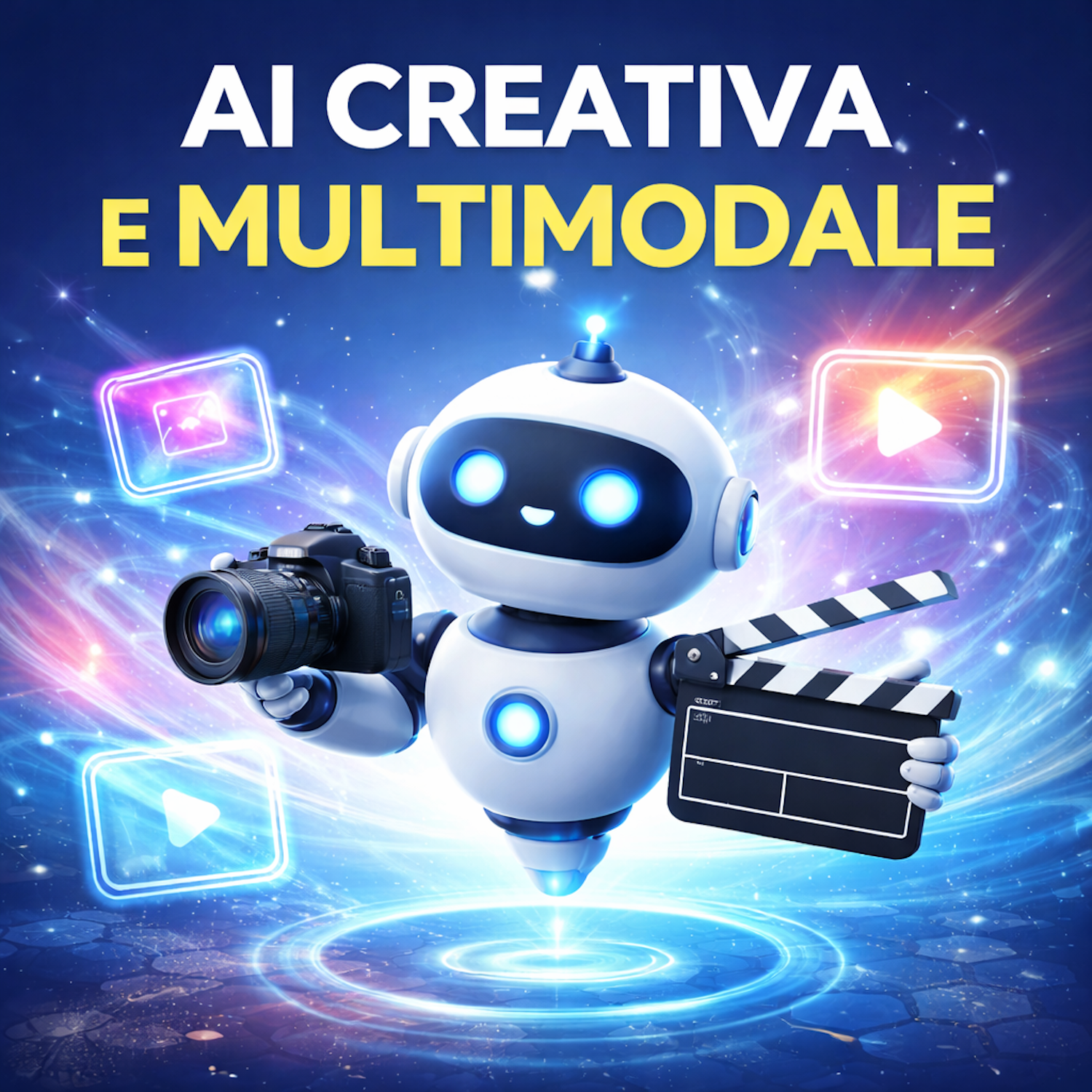 AI creativa e multimodale podcast artwork
